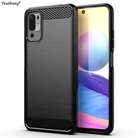 for xiaomi poco m3 pro case brushed soft rubber silicone cover for xiaomi poco m3 pro case rubber for poco m3 pro 5g case