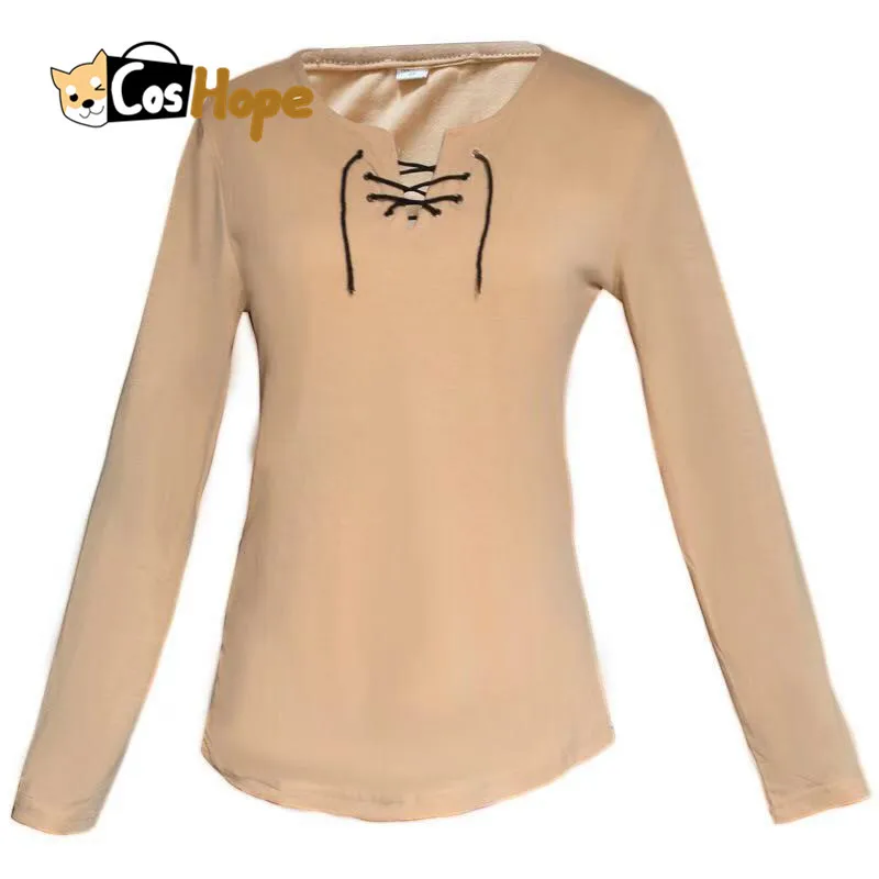 Мужской костюм для косплея Титанов Eren Jaeger облегающая блузка с длинным рукавом