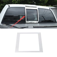 for ford f150 f 150 raptor 2009 20142015 2021 rear middle window decoration cover trim sticker car exterior accessories chrome