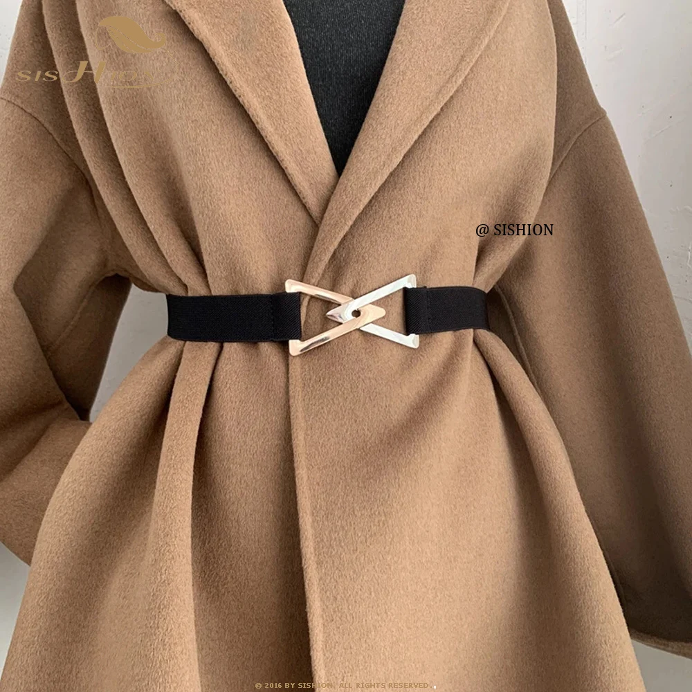 Triangle belt women's decorative elastic elastic with dress sweater suit waist simple belt versatile fashion girdle QZ0326