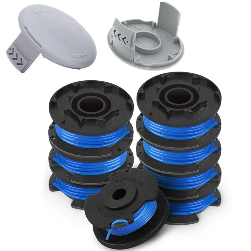 String Trimmer Spool Replacement for Ryobi One Plus AC14RL3A 18V 24V 40V 11Ft 0.065 inch Auto Feed Cordless Eater Spools Line wi |