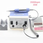 Электрическая машинка для маникюра и педикюра, 35 Вт, 35000 обмин, набор инструментов для полировки ногтей, шлифовальный станок для гель-лака
