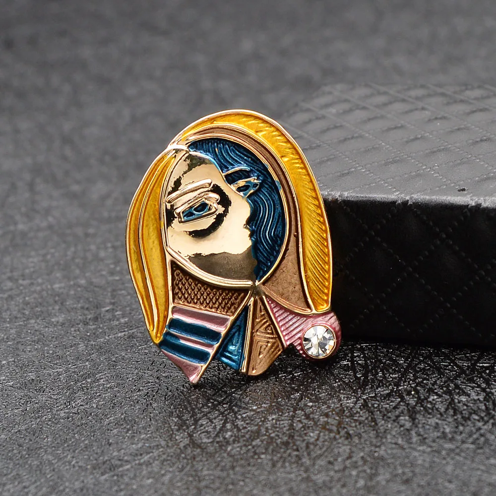 Женские и мужские Броши CINDY XIANG эмалированная брошь в художественном стиле