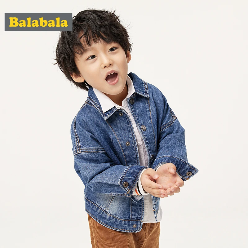 Детская ветровка для мальчиков Balabala Повседневная Уличная куртка в полоску с