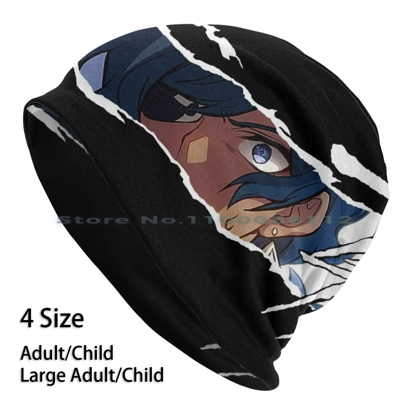 

[ Genshin Impact ] Kaeya Cut-In Beanies Knit Hat Kaeya Genshin Impact Mihoyo Gacha Games Manga Weeb Weeaboo Kawaii Video Games