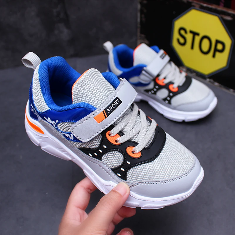 Новинка Мужская и женская детская обувь спортивная детские дышащие кроссовки