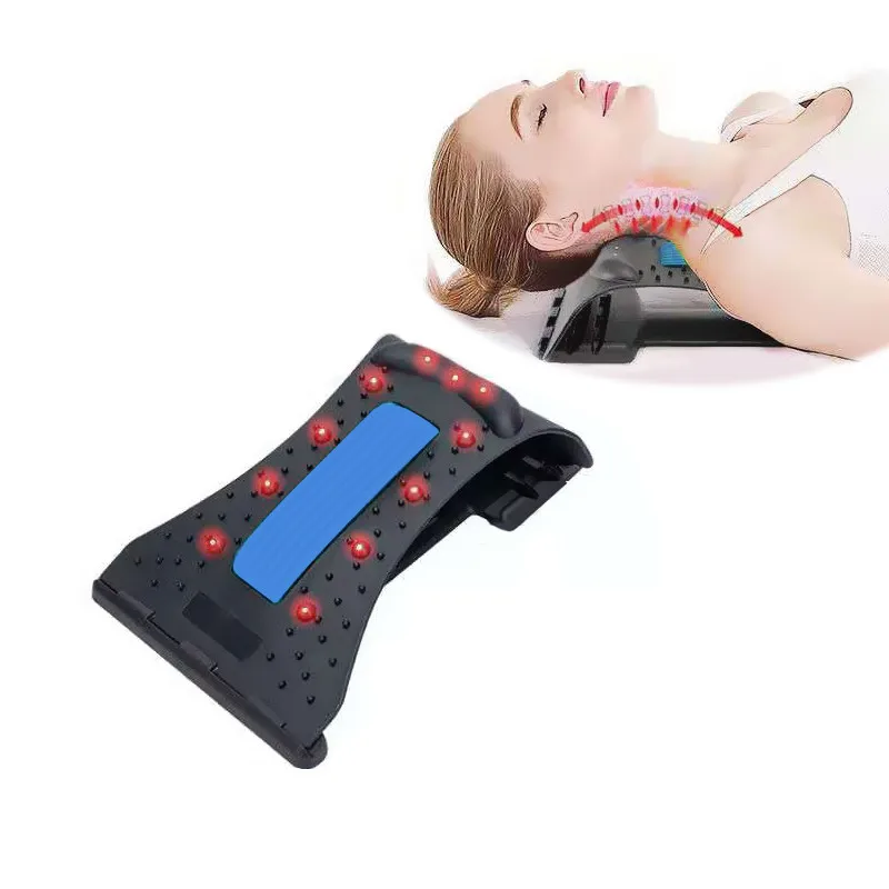 

Back Stretcher Massager Magic Back Support Stretch Massage Fitness Relaxation Spine Pain Relief Orthopedic Back Lumbar Stretcher