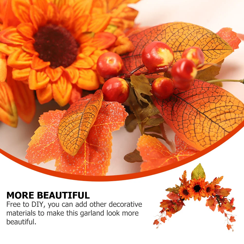 1 шт. венок из кленовых листьев |