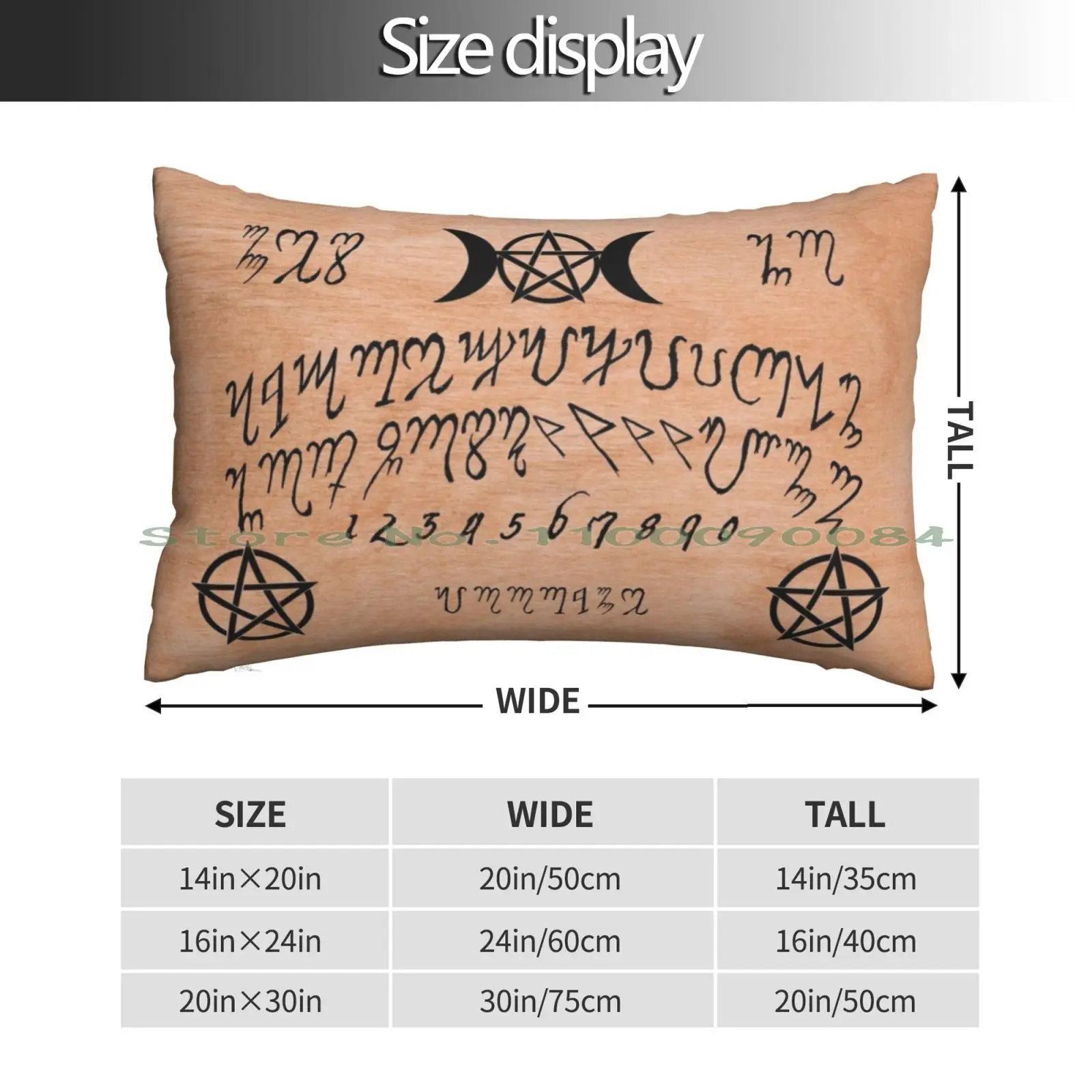 Подушка Theban Ouija чехол 20x30 50*75 диван для спальни забавная Kylie Garibay Хэллоуина Minogue Anti