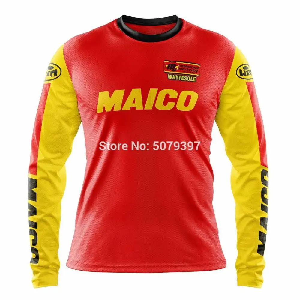 

2022 moto enduro motocross Jersey mtb downhill jersey cycling mountain bike shirt DH maillot ciclismo hombre quick drying jersey