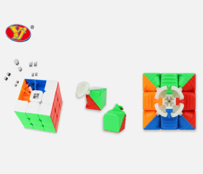 Yongjun, 3x3x3, 5,6 см, 2 м, магнитный магический куб, магнитная сила, 3x3, Магическая скорость, для кубиков, детские игрушки