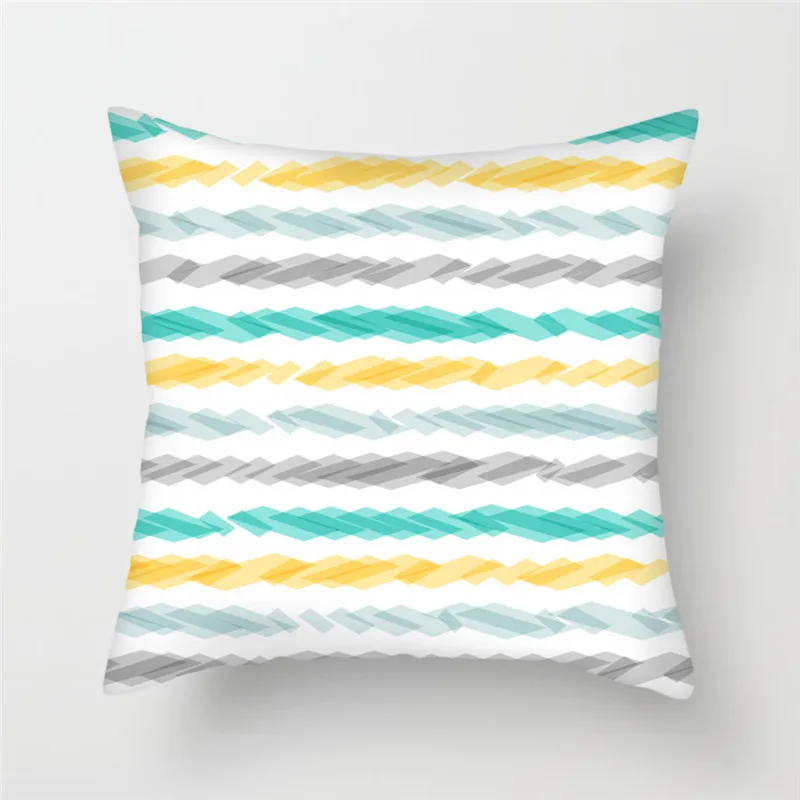 Наволочка для подушки с геометрическим неправильным узором Fuwatacchi, яркая лестница, декоративная подушка для дивана дома, наволочки 2020 года.