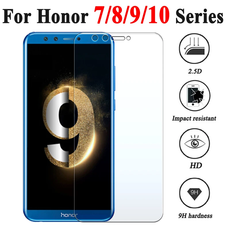 Для honor 10 Защитное стекло для huawei 8X 8C 7C 7X 7A 8 9 lite Защитная стеклянная пленка