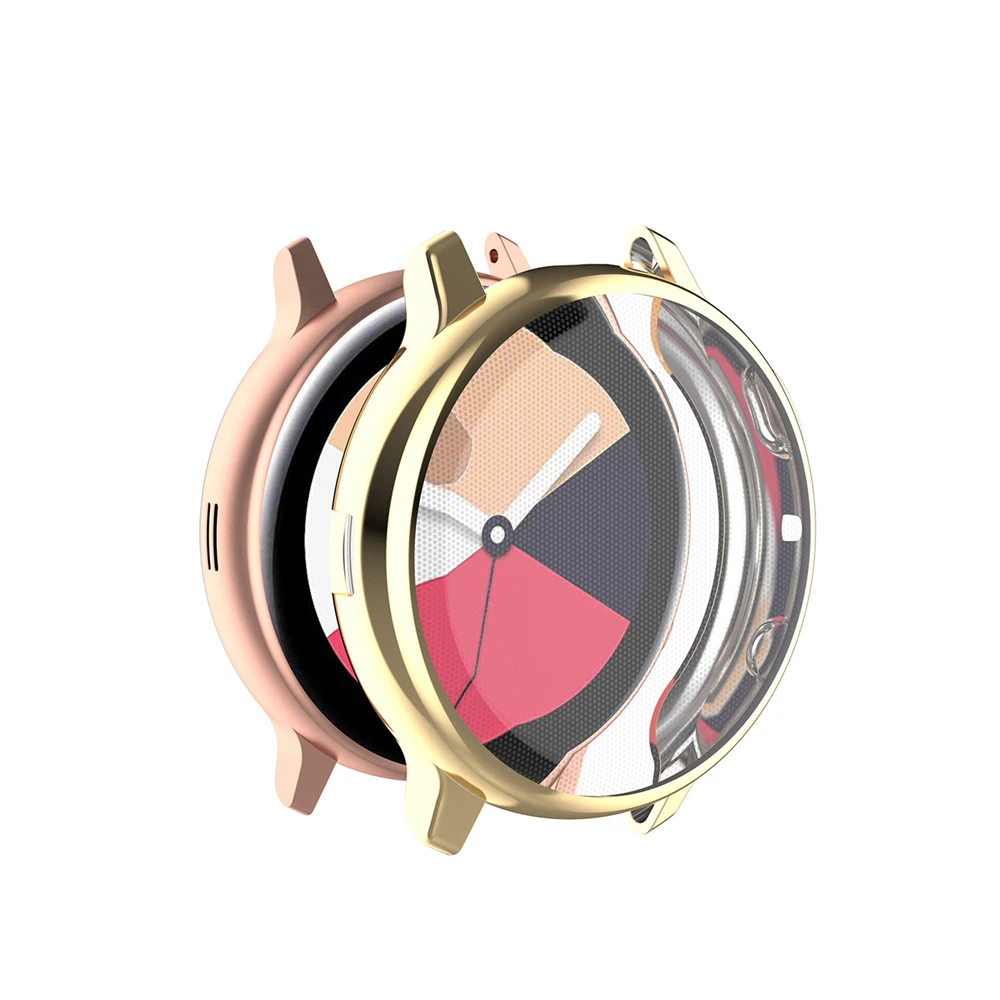 Защитный чехол из ТПУ без рисунка с отвертиями гальванический для часов Samsung Galaxy