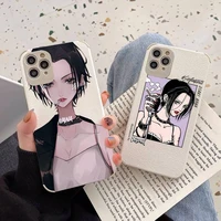nana anime phone case lambskin leather%c2%a0for iphone 12 11 8 7 6 xr x xs plus mini plus pro max shockproof