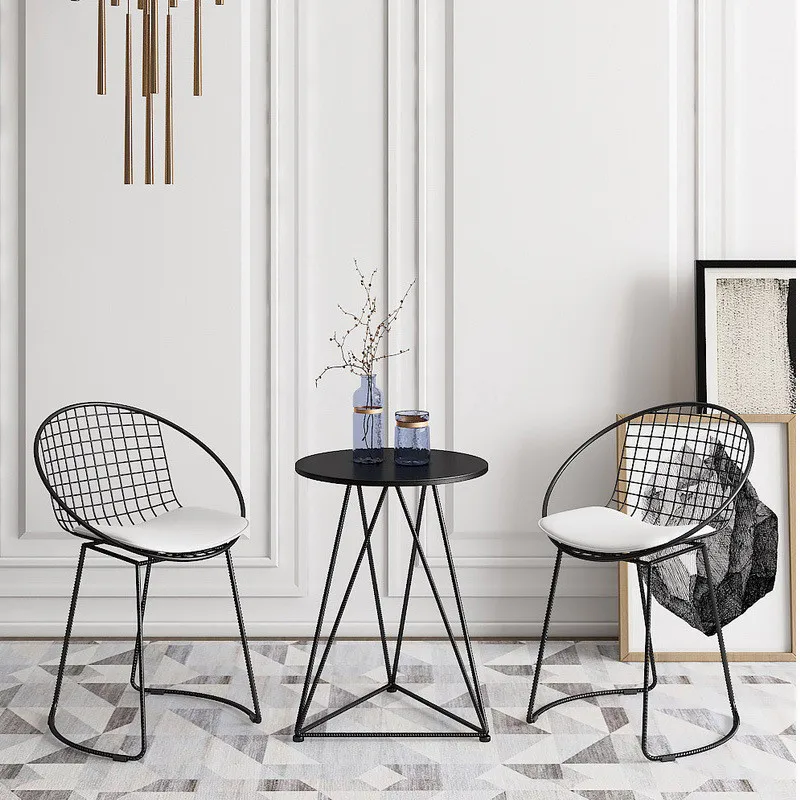 Скандинавский стул Ins маленькие круглые столы и стулья современный домашний
