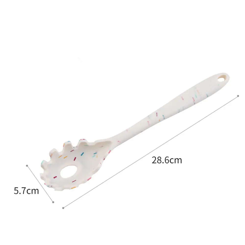 Новая силиконовая паста полые Совок Ложка для спагетти дуршлаг из термостойкого