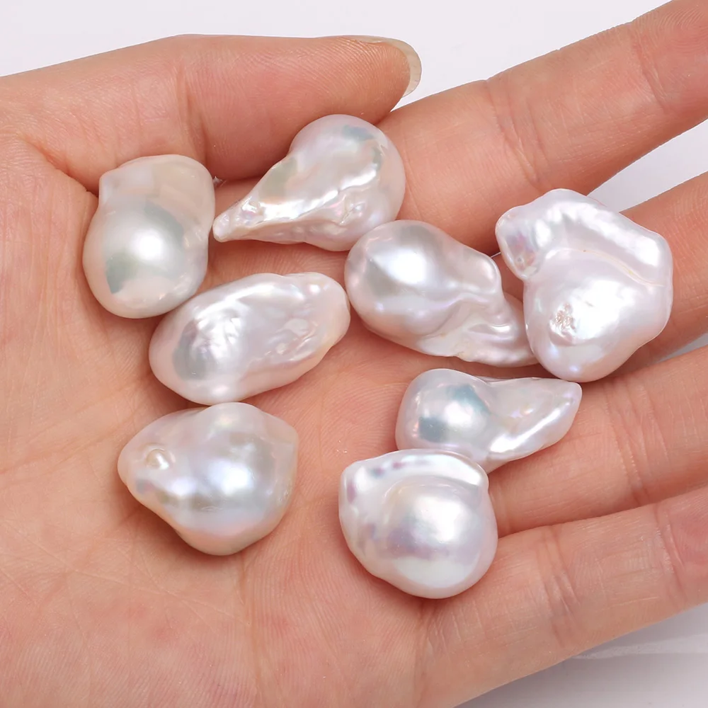 

1PC Natural Freshwaters AA Pearls Irregular Pearls for Making DIY Jewelry Necklace Bracelets Size 16x20mm