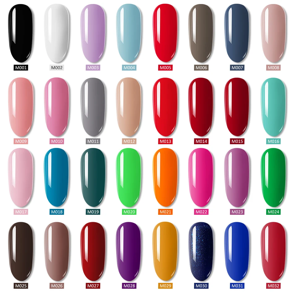 Гель лак MORDDA для дизайна ногтей 5 мл УФ светодиодный 60 цветов гибридный