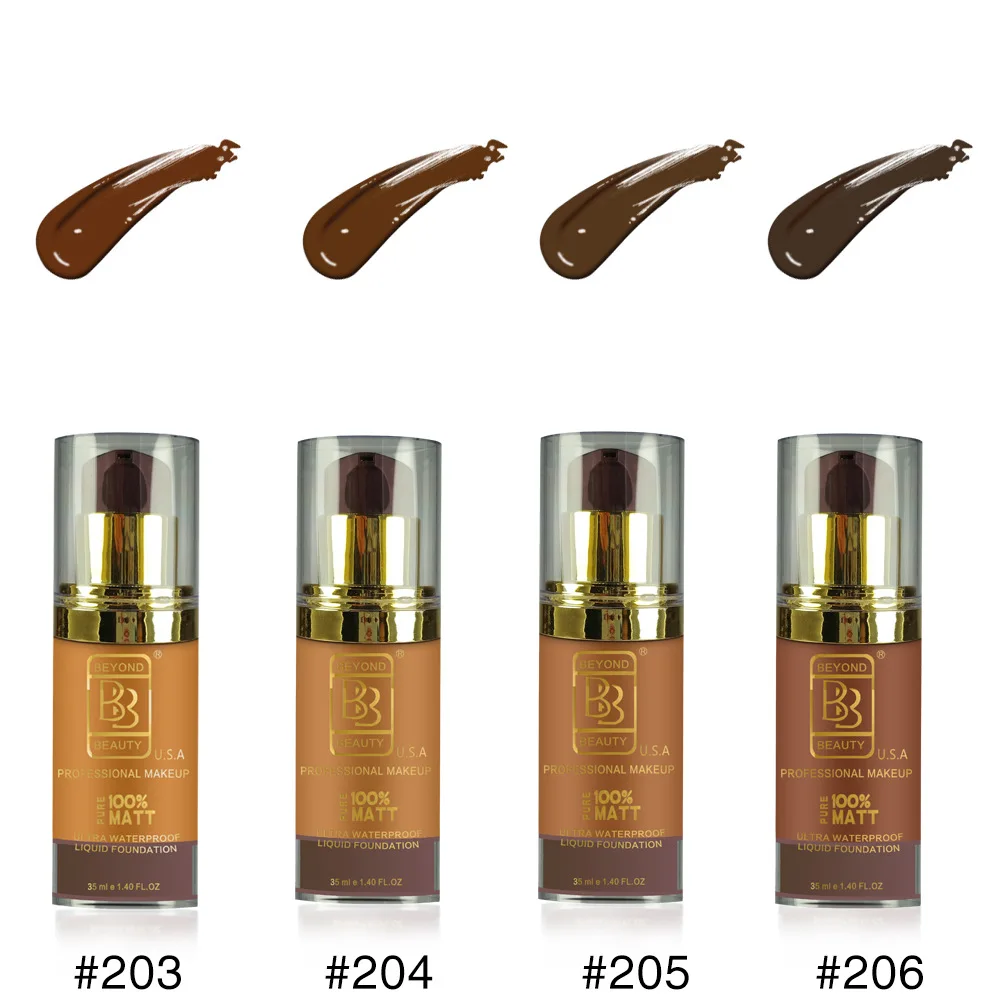 

70 colors private label foundation for white nentural dark skin tones