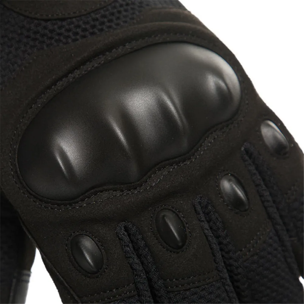 

Black Half Finger Gloves Motocross Biker Cycling Moto Finger Glove Non-slip Men New Windproof Waterproof Anti-slip Hiking