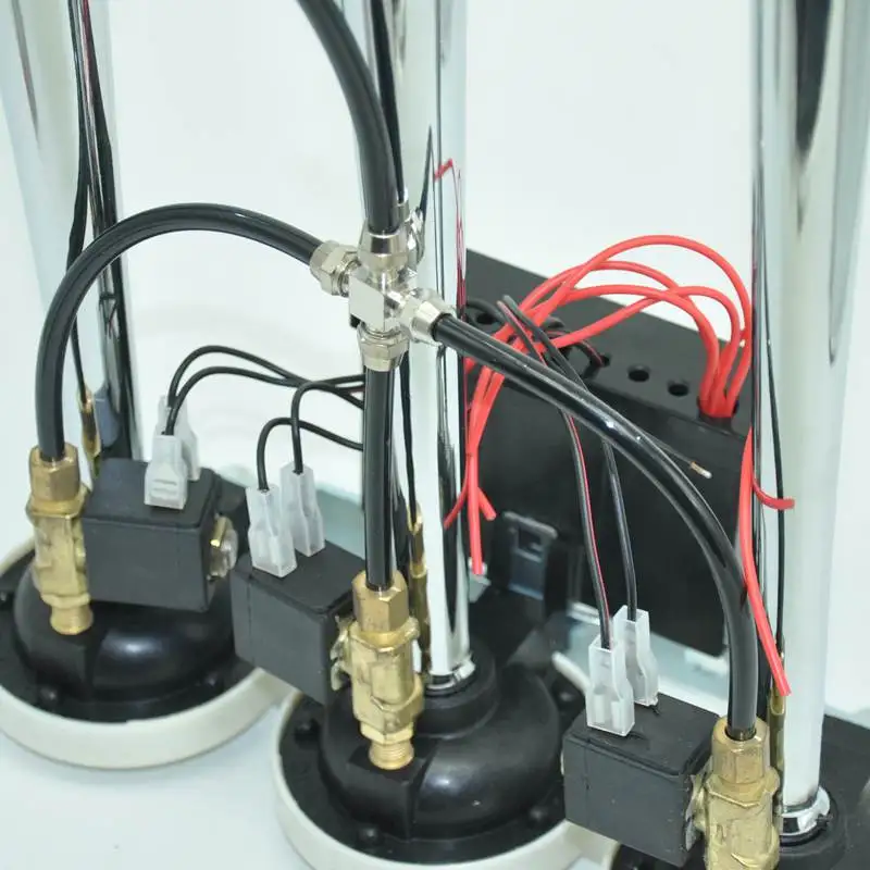12 V/24 V 110-135db супер громкий звуковой сигнал тройной трубы звуковой сигнал поезда для лодки для поездки на машине или поезде транспортного средства