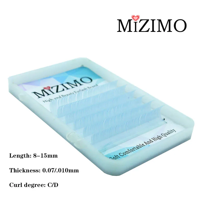 Накладные ресницы mimimo 0 07/0 1 мм C/D 8 15 светильник|Накладные ресницы| |