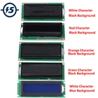 Модуль ЖК-дисплея 1602 1602, 16x2 символов, модуль ЖК-дисплея 5 В, экран для Arduino, черный и синий, черный фон, белый, красный, оранжевый