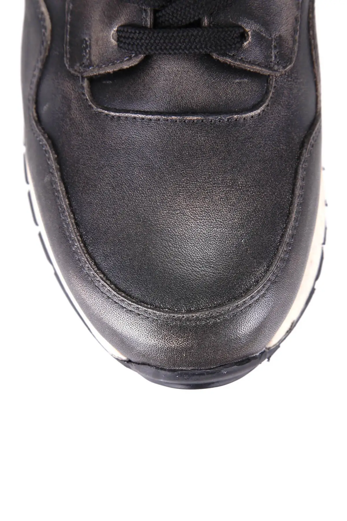 Derimod натуральная кожа Антрацит мужские кроссовки|Мужские кроссовки и кеды| |