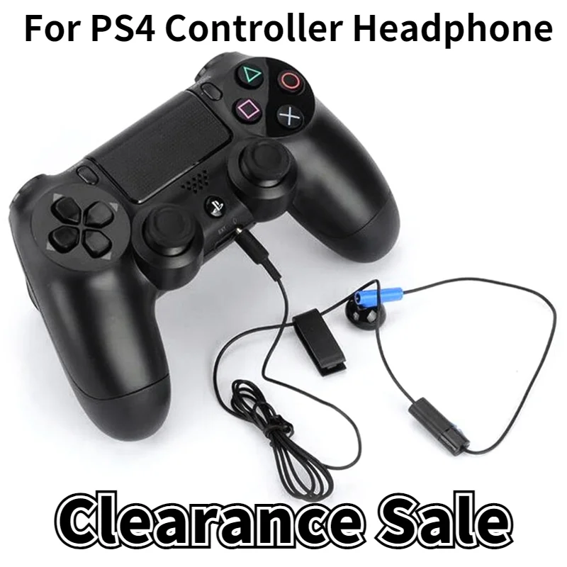 

Game Headset with Microphone Mono Chat Earbud Headset for Sony PS4 PlayStation 4 Controller Earphone Gaming Headphone Gaming