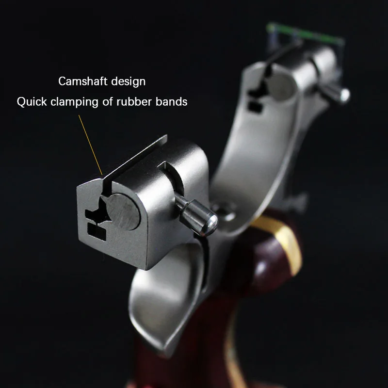 Рогатка охотничья нержавеющая сталь катапульта из красного дерева медная ручка