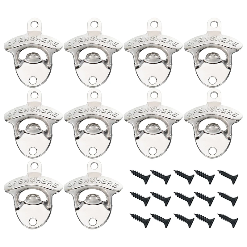 10 упаковок открывалка для пивных бутылок настенные инструменты декора бара кафе