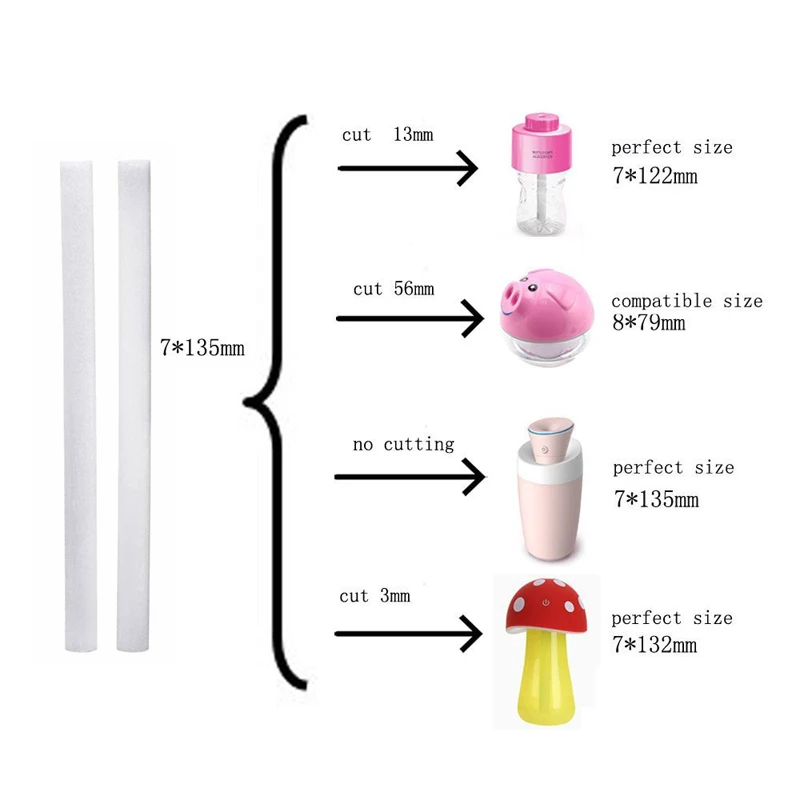 Сменный фильтр для увлажнителя 135 мм 10 шт. | Автомобили и мотоциклы