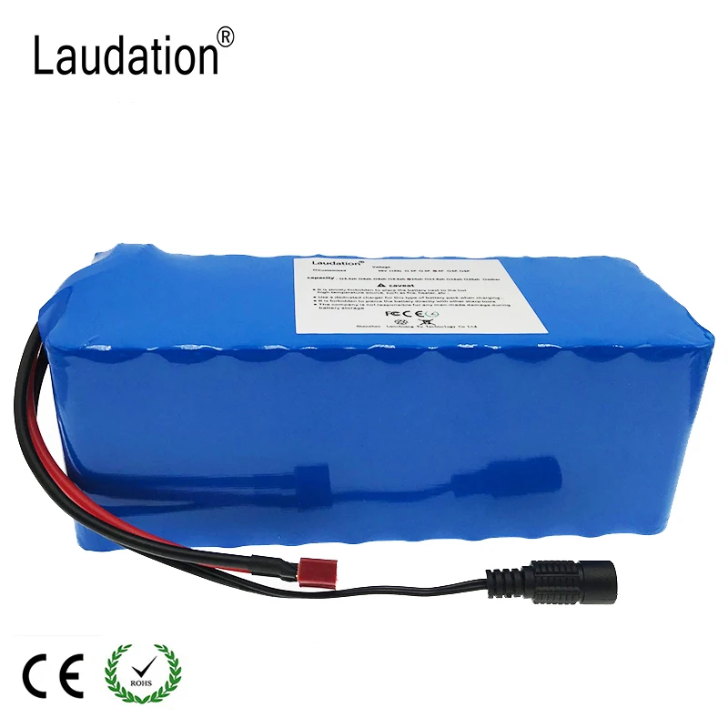 Laudation 36V12ah литиевая батарея электрического велосипеда 36V 10S4P 18650 Батарейный блок мотоцикл электромобиль велосипед Скутер с BMS