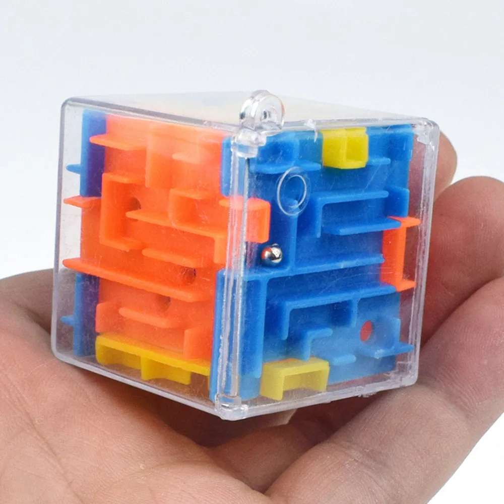 Горячая 3D головоломка Лабиринт игрушка ручной игровой Чехол Коробка забавная игра головоломка вызов игрушки баланс Развивающие игрушки для детей