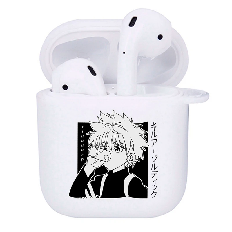 

Japanese Anime Cartoon Bluetooth Earphone Protector Hunter X Hunter Airpods Earphone Case for Apple Airpods 1/2 Protective Cover