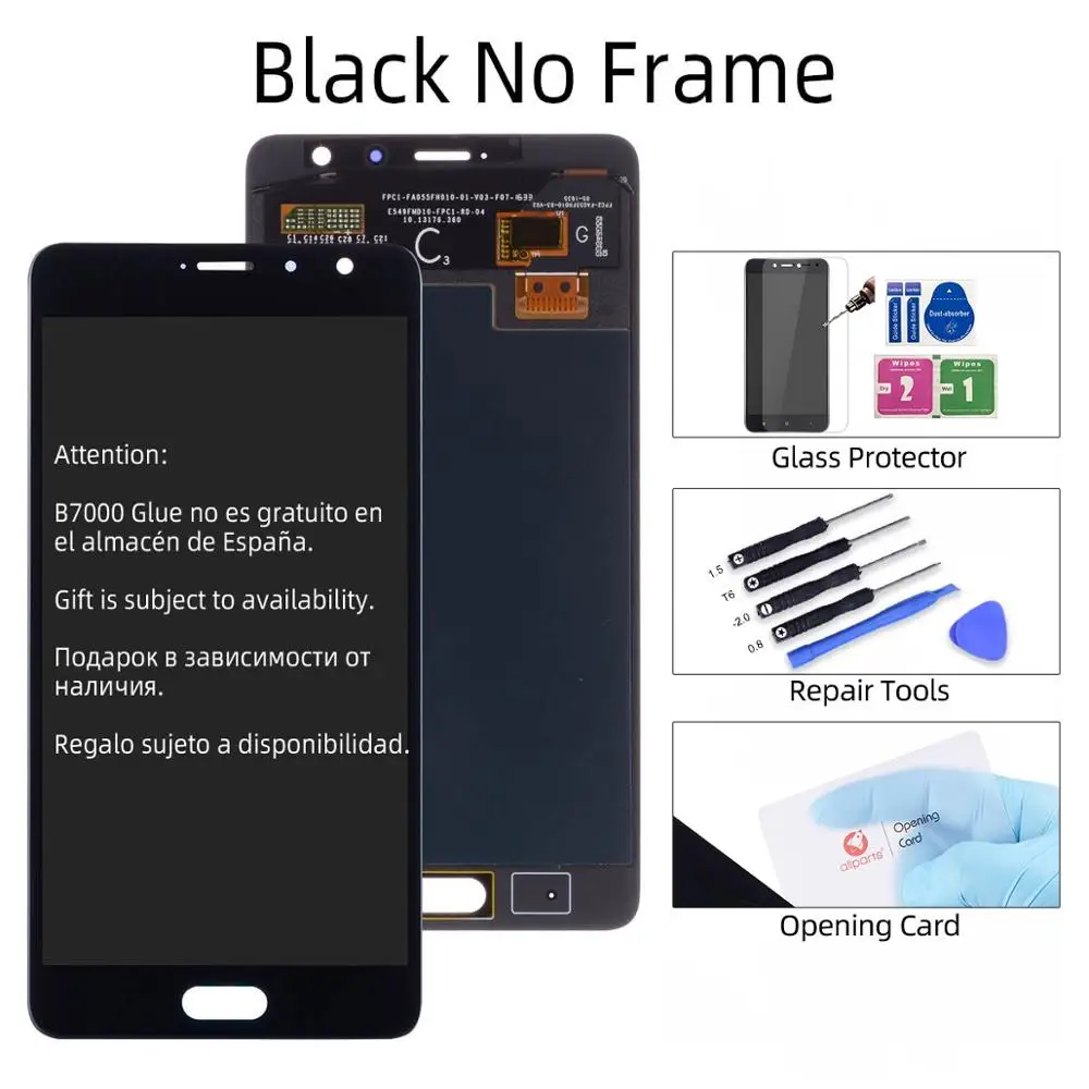 AMOLED Дисплей для XIAOMI Redmi Pro LCD в сборе с тачскрином на рамке 5.5'' черный белый золото - Цвет: No Frame Black