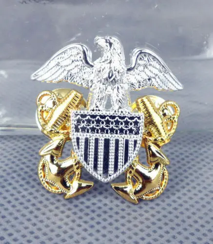 WWII США военно морская униформа кепка металлический значок орла shop5605101|Спортивные