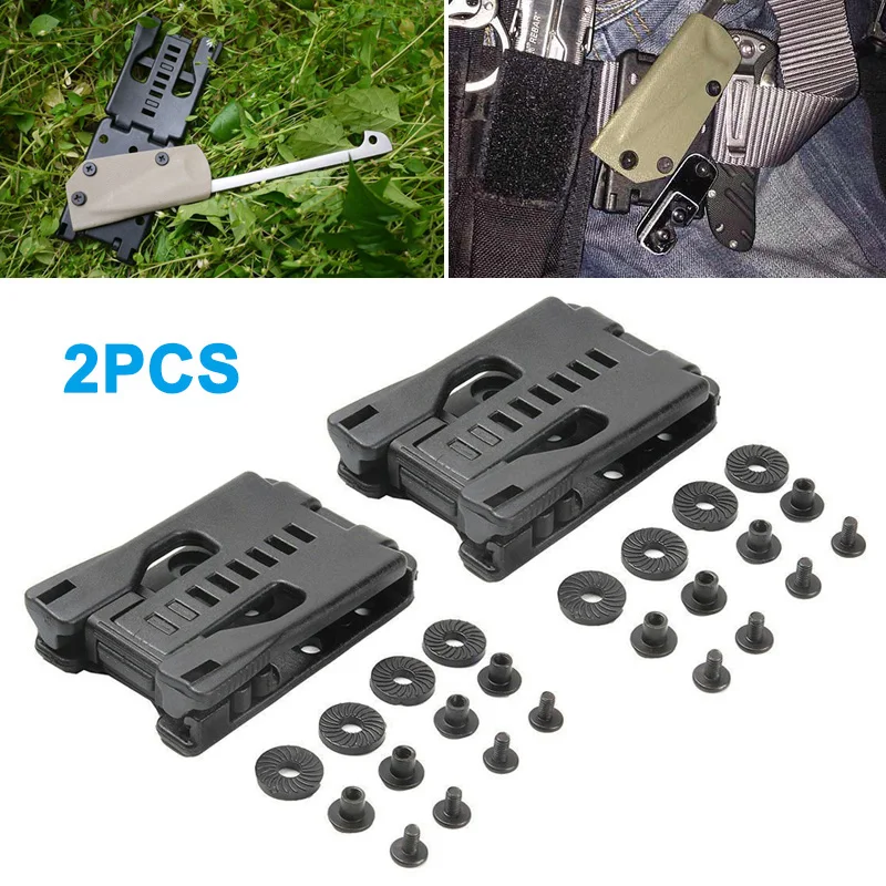 2 шт. многофункциональный пояс зажим ножны скаббард Зажим Комплект Шестерни для K