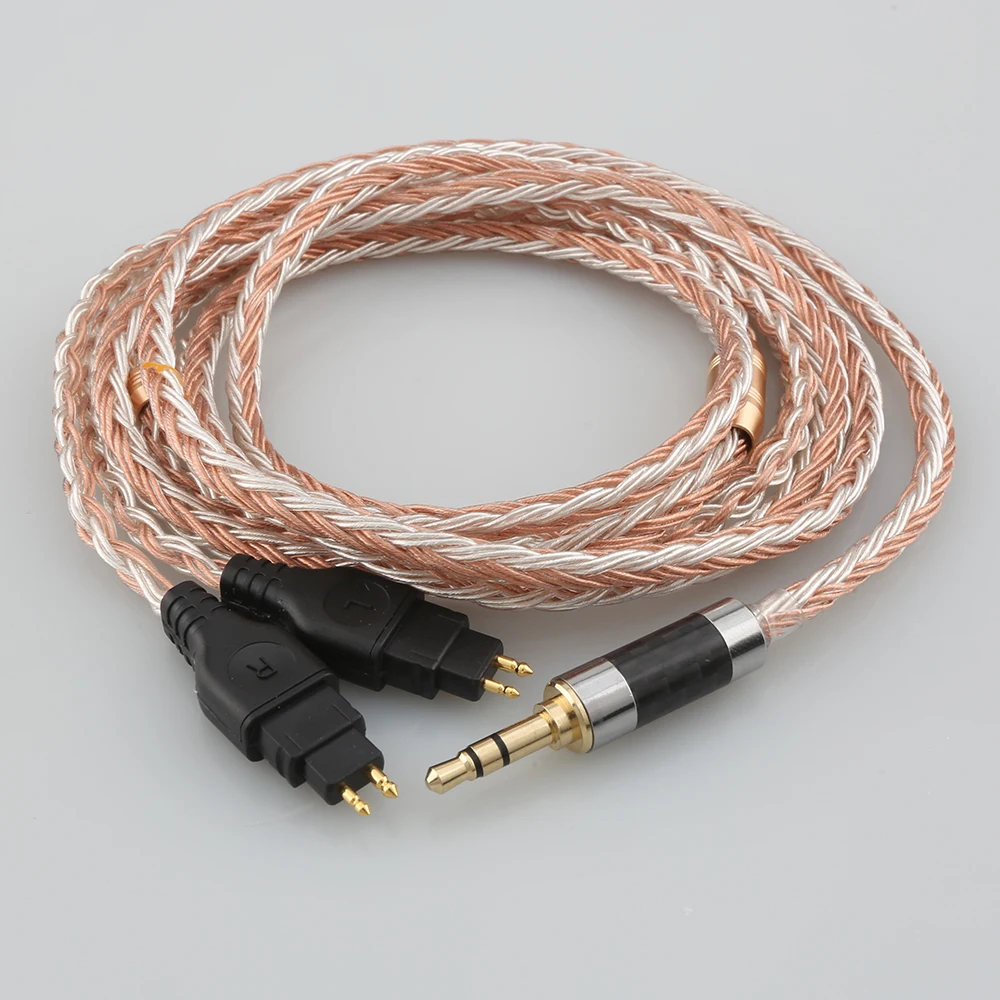 Высококачественный 3 5 XLR 16 ядер OCC посеребренный смешанный кабель для наушников