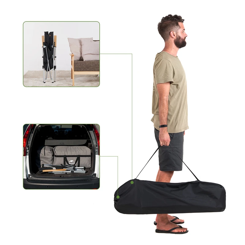 Naturehike стул кемпинг складной уличный деревянный природа поход лагерь кресло NH