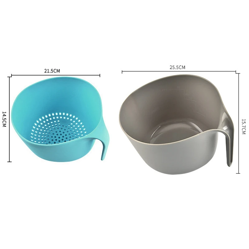 2 в 1 большая чаша дуршлаг набор и пищевые фильтры подходит для мытья фруктов