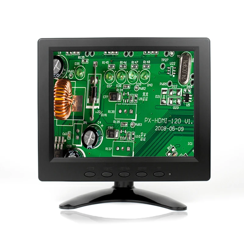 VGA AV BNC Выход промышленный 8 дюймов HD ЖК дисплей Дисплей промышленности видео