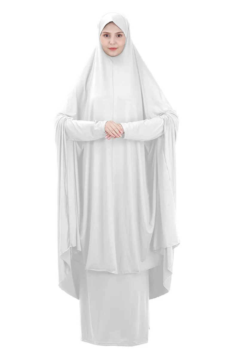 

Eid Hooded Muslim Long Khimar Women Hijab Maxi Dress Prayer Garment Djellaba Jilbab Abaya Ramadan Gown Islamic Niqab Burka Jubah
