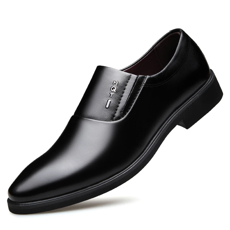 

Casual England Four Seasons Leather Shoes Mens Dress Shoes Comfortable Formal Oxfords Leather Shoes Men Business Flats %029