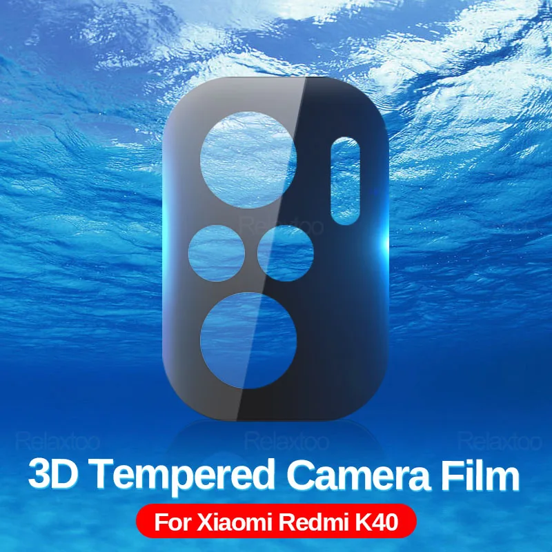 3D Full Coverage Phone Camera Lens Tempered Protective Glass Case For Xiaomi Redmi K40 Readmi K 40 6.67