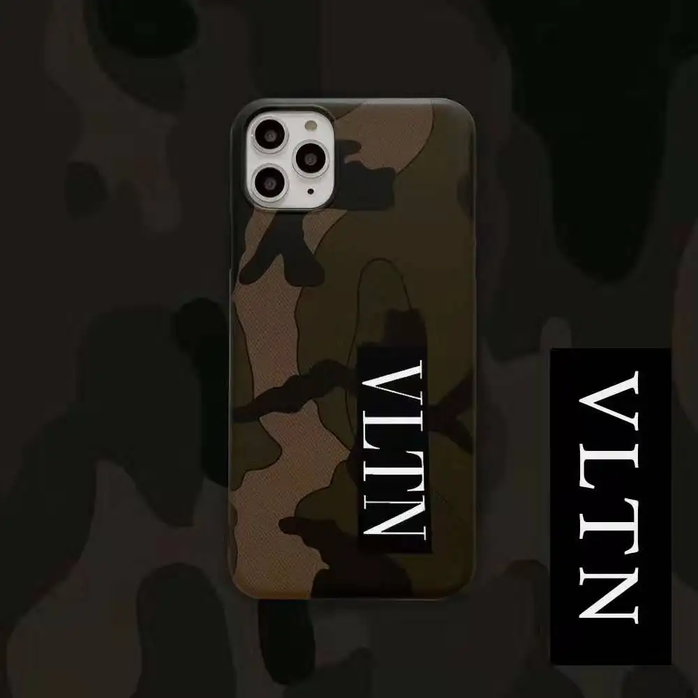 vltn Luxury brand Italy funda Camouflage soft cover case for apple iphone 6 S 7 7plus 8 8plus X XR XS max 11 Pro phone coque |