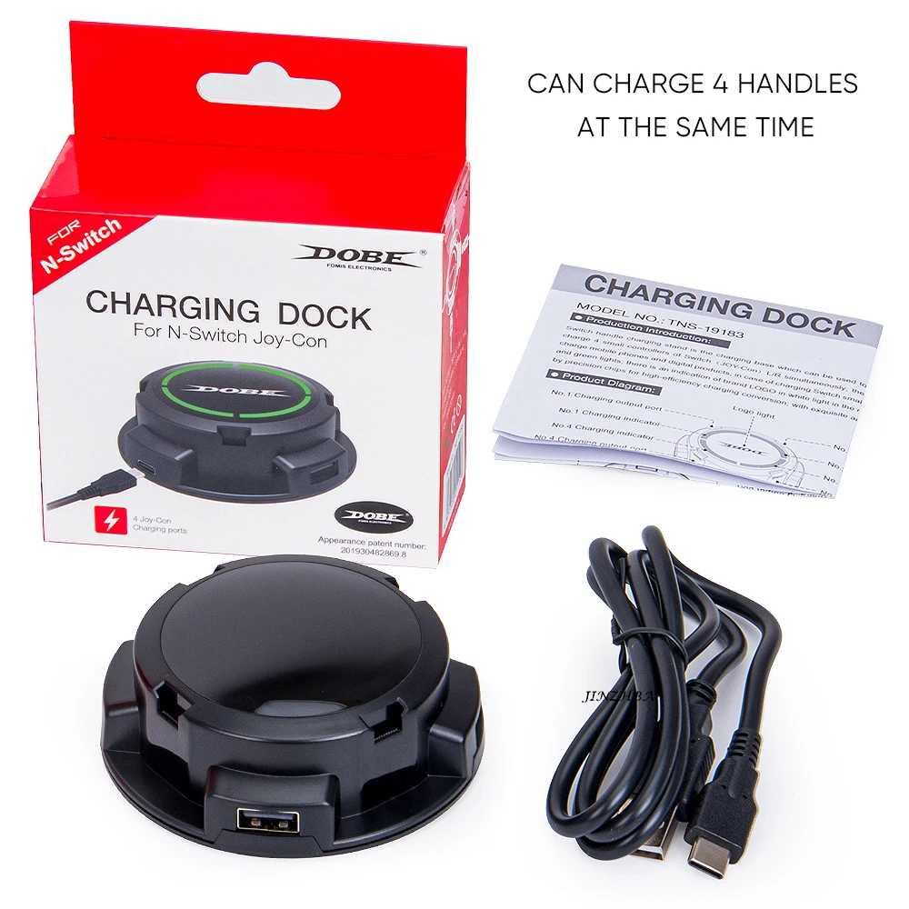 

Зарядная док-станция со светодиодным индикатором для Nintendo Switch 4