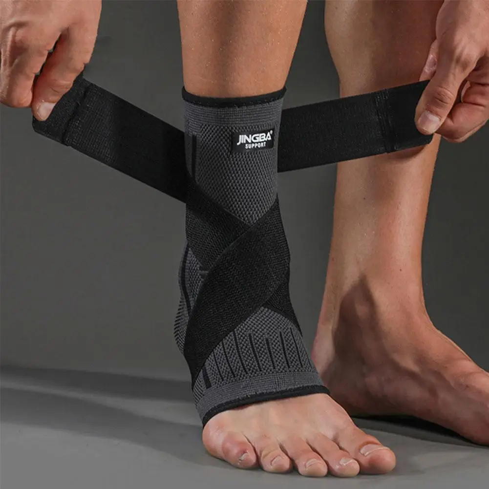 

1 PCS Protective Football Ankle Support Basketball Ankle Brace Compression Nylon Strap Belt Ankle Protector