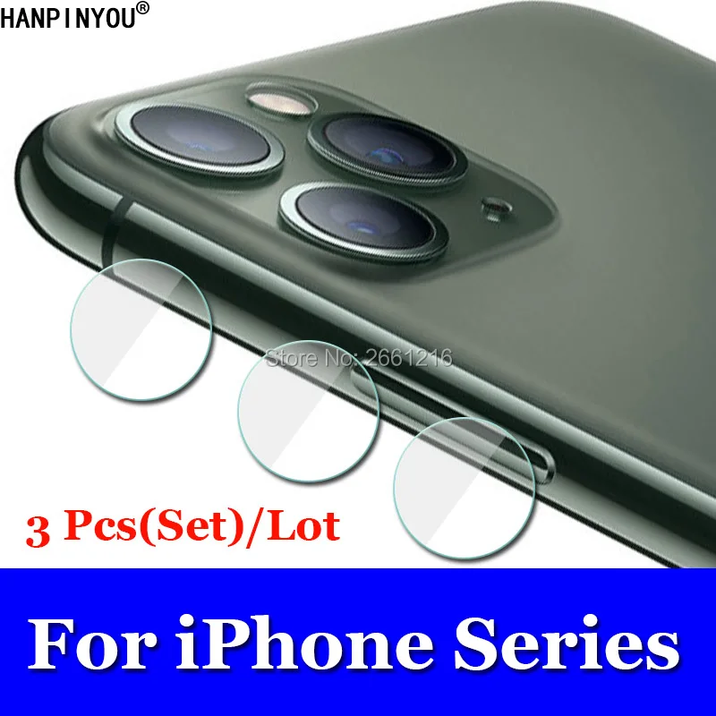 Мягкое прозрачное закаленное стекло 3 шт. для Apple iPhone 11 Pro XsMax XR 6S 7 8 Plus SE 2020 Защитная